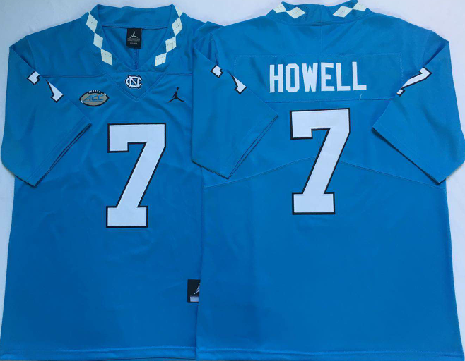 NCAA North Carolina Tar Heels #7 Howell blue jerseys->nba t-shirts->Sports Accessory